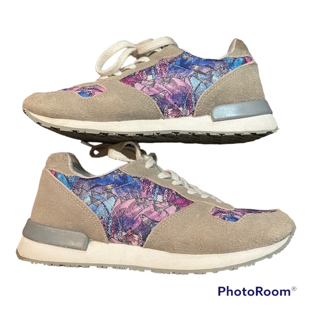 INKKAS Womens Purple Mointains Jogger Shoes Sneakers sz 7